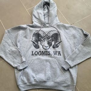 New Loomis WA Hooded Sweatshirt Alaska Bush People Live Here